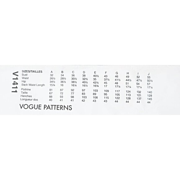 Vogue V1408 1408 Sewing Pattern DKNY Donna Karan Dress Fitted Size Size 6-14 - Picture 2 of 4